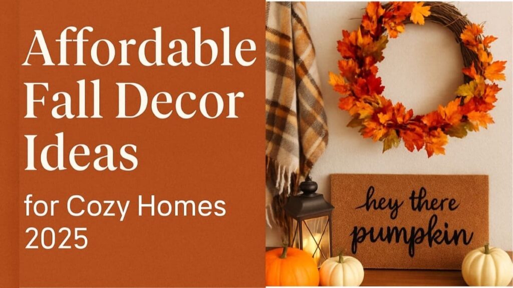 Affordable Fall Decor Ideas for Cozy Homes 2025