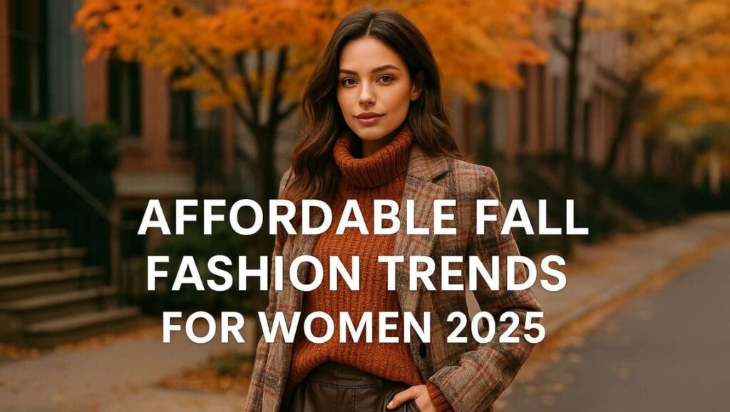 Affordable Fall Fashion Trends for Women 2025